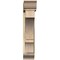 Ekena Millwork Balboa Traditional Rough Sawn Bracket w/ Offset Brace, Douglas Fir, 8"W x 34"D x 40"H BKT0806X34X40BOA01RDF - alternate 2